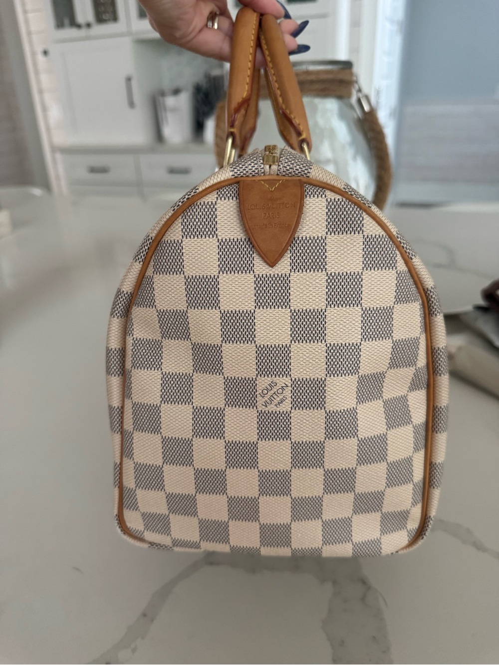 Louis Vuitton Damier Azur Speedy 30 - Picture 3 of 12